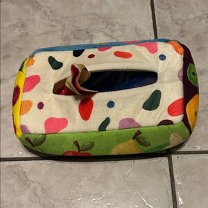 Baby play tissue box never used